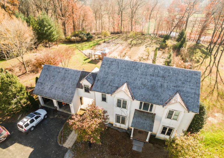 Cedar Re-roofing with Copper Accents in Chester, PA