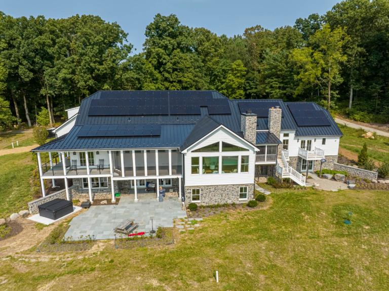 Metal roofs provide a perfect base for solar panels