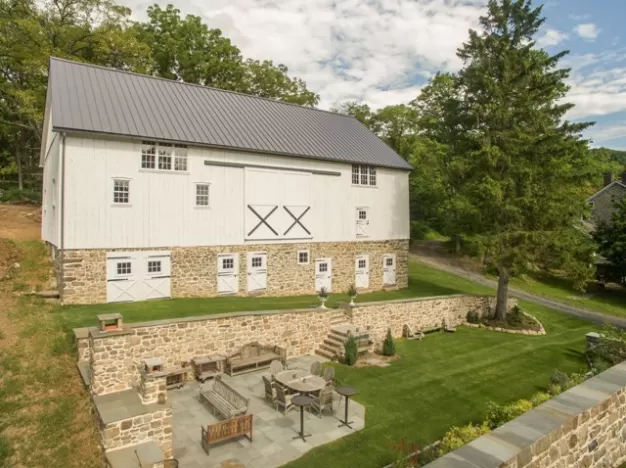 Standing seam barn roof